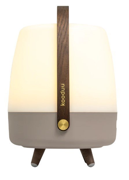 Kooduu Lite-up Play 2.0 Głośnik mono przenośny Beżowy, Biały, Drewno 10 W