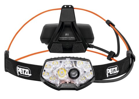 Latarka czołowa LED Petzl NAO RL Czarny, Pomarańczowy