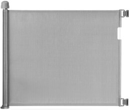 MOMCOZY M21SSAM08 rozsuwana bramka zabezpieczająca dla dzieci 140 cm szara