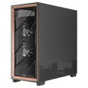 Antec FLUX PRO Full Tower Czarny, Drewno