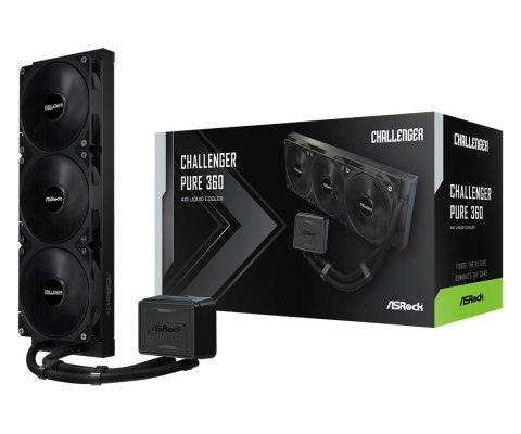 Asrock Challenger Pure 360 Procesor Zestaw do chłodzenia płynami 12 cm Czarny