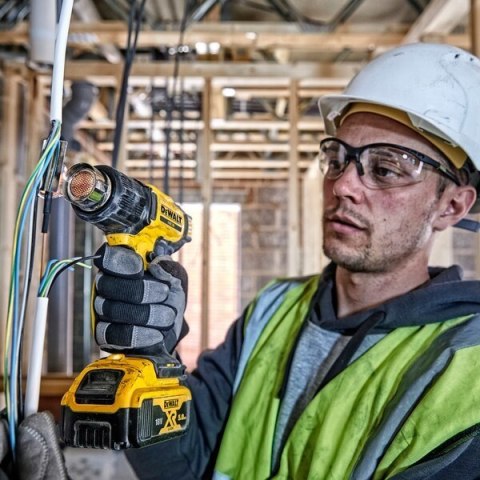 DeWALT DCE530N-XJ opalarka Pistolet na gorące powietrze 190 l/min 530 °C Żółty