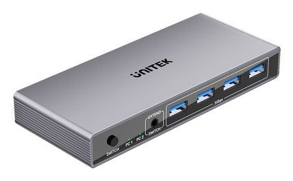 Unitek Przełącznik KVM 8K@60Hz USB 3.0 5Gbps DP