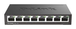 D-Link DGS-108 Nie zarządzany L2 Gigabit Ethernet (10/100/1000) Czarny