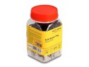 DeLOCK Wtyczka modułowa RJ45 z odgiętką, Cat.6A, Cat.7 i nasadki przeciwzagięciowe, zestaw 25 sztuk
