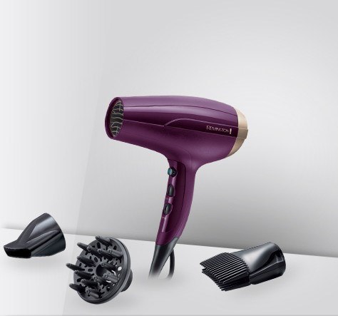 Suszarka do włosów REMINGTON D5219 (2300W; kolor fioletowy)