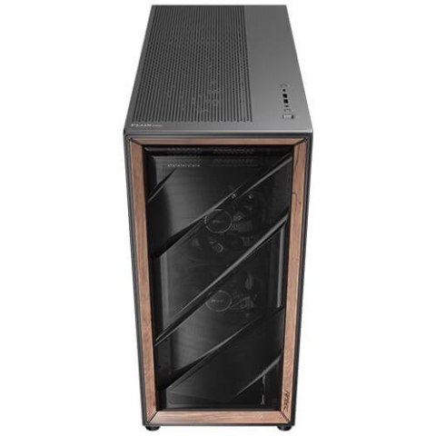 Antec FLUX PRO Full Tower Czarny, Drewno