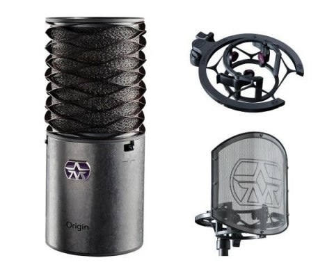 Aston Microphones Origin Bundle Mikrofon pojemnościowy + uchwyt + pop filtr