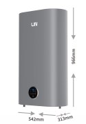 Bojler elektryczny LIN LIFVD1SMGY 80L UNIVERSAL szary WiFi