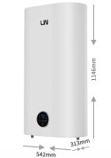Bojler elektryczny LIN LIFVD1SMWH 100L UNIVERSAL biały WiFi