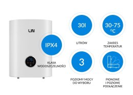 Bojler elektryczny LIN LIFVD1SMWH 30L UNIVERSAL biały