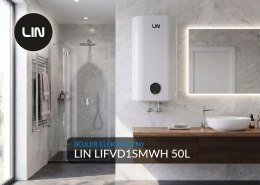 Bojler elektryczny LIN LIFVD1SMWH 50L SMART biały