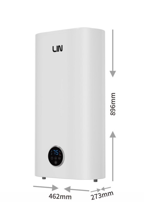 Bojler elektryczny LIN LIFVD1SMWH 50L UNIVERSAL szary