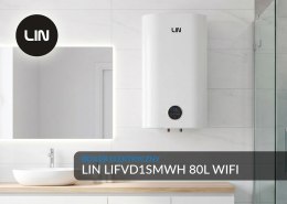 Bojler elektryczny LIN LIFVD1SMWH 80L SMART biały WiFi