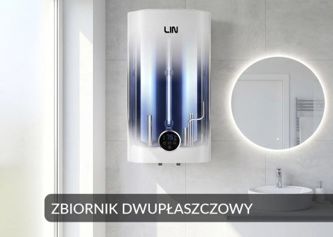 Bojler elektryczny LIN LIFVD1SMWH 80L SMART biały WiFi