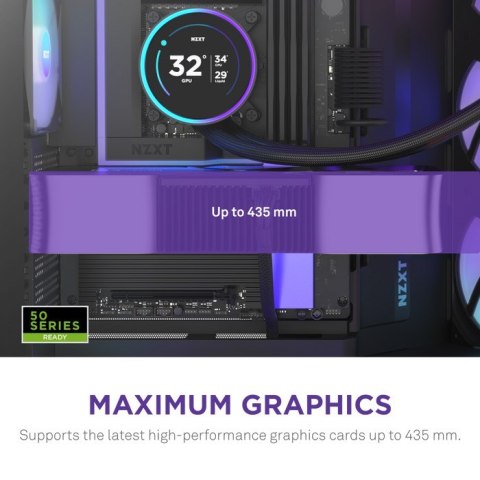 NZXT H9 Flow RGB+ Midi Tower Czarny