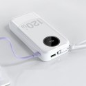 Powerbank 20000 mAh K13Pro USB-A USB-C z kablami USB-C iPhone lightning - biały