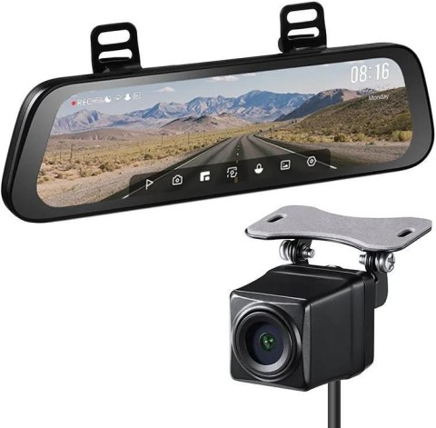 70mai MIRIVE-S500 rejestrator Super HD Bluetooth Bateria Czarny