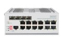 Digitus 8-portowy przełącznik sieciowy Gigabit Ethernet PoE, przemysłowy, zarządzany L2, 4 SFP Uplink