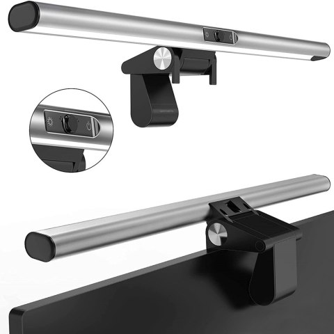 4smarts 2w1 LightBar Pro monitoria z kamerą, sreb.