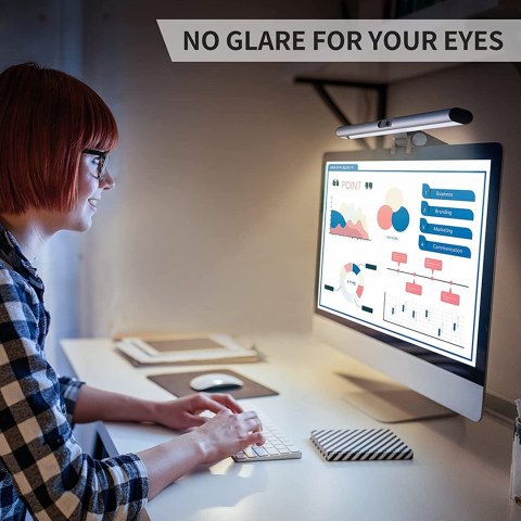 4smarts 2w1 LightBar Pro monitoria z kamerą, sreb.