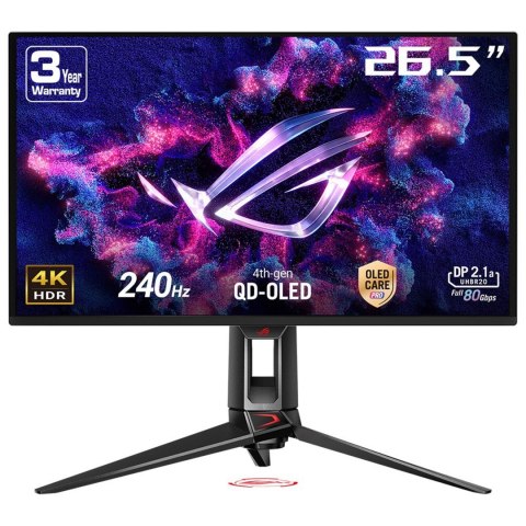 ASUS ROG Swift OLED PG27UCDM gaming monitor ? 27-inch (26.5-inch viewable) 4K QD-OLED panel, 240Hz, 0.03ms (GTG), OLED Anti-Flic