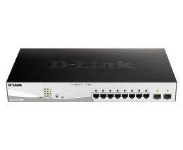 Switch D-Link DGS-1210-10MP Zarządzany L2 Gigabit Ethernet (10/100/1000) PoE Czarny