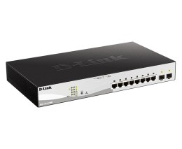 Switch D-Link DGS-1210-10MP Zarządzany L2 Gigabit Ethernet (10/100/1000) PoE Czarny