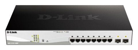 Switch D-Link DGS-1210-10MP Zarządzany L2 Gigabit Ethernet (10/100/1000) PoE Czarny