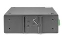 Switch przemysłowy 7-portowy Gigabit PoE+ z 1x PD, IEEE802.3af/at, DIN rail, rozszerzony zakres temp.