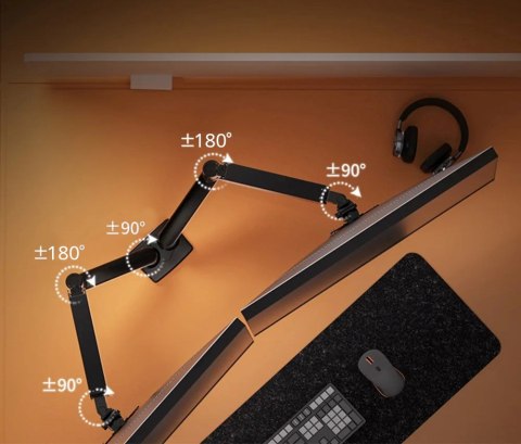 BLOW UCHWYT TV LCD HQ 17"-32" DO BIURKA Z PRZEGUBEM PODWÓJNY