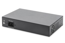 Digitus Przełącznik sieciowy niezarządzalny desktop 8x RJ45 Gb/s (w tym 6xPoE)+ 2x SFP, PoE++ max budżet 180W