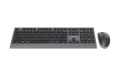 GEMBIRD BEZPRZEWODOWY ZESTAW KLAWIATURY + MYSZ DUAL MODE, 2.4 GHZ + BT, SLIM, UKŁAD RU, KOLOR CZARNY