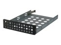 Inter-Tech 2U-20255 Rack Czarny, Stal nierdzewna