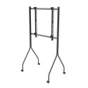 MACLEAN STAND POD TV STAND / WÓZEK DO TV MACLEAN, NA KÓŁKACH, 37-80", MAX. OBCIĄŻENIE 50KG, MAX. VESA 600X400, CZARNY, MC-180