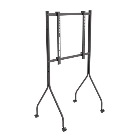 MACLEAN STAND POD TV STAND / WÓZEK DO TV MACLEAN, NA KÓŁKACH, 37-80", MAX. OBCIĄŻENIE 50KG, MAX. VESA 600X400, CZARNY, MC-180