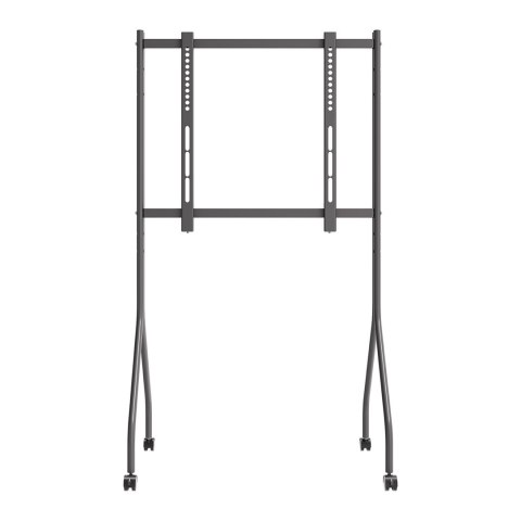 MACLEAN STAND POD TV STAND / WÓZEK DO TV MACLEAN, NA KÓŁKACH, 37-80", MAX. OBCIĄŻENIE 50KG, MAX. VESA 600X400, CZARNY, MC-180