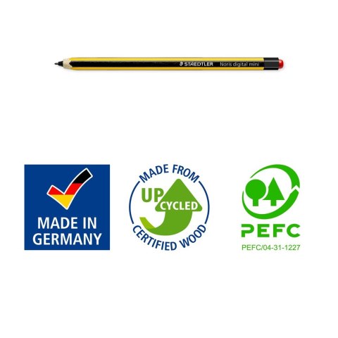 Staedtler 180M 22-1 rysik do PDA Czarny, Żółty