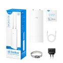 Cudy LT500 router bezprzewodowy Fast Ethernet Dual-band (2.4 GHz/5 GHz) 4G Biały