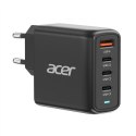 Acer ZL.ADTCC.00L ładowarka do urządzeń przenośnych Uniwersalne Czarny Prąd przemienny Szybkie ładowanie Wewnętrzna