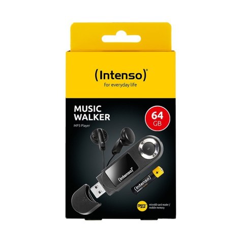 Intenso 3601490 odtwarzacz MP3/MP4 64 GB Czarny