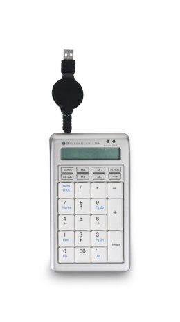 BakkerElkhuizen S-board 840 Numeric klawiatura numeryczna PC USB Jasny Szary, Biały