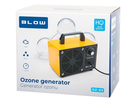 Generator ozonu BLOW OZ-03 pomarańczowy ozonator 60 000 mg/h 140W