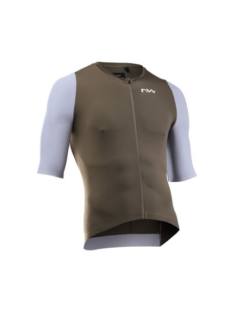Koszulka rowerowa NORTHWAVE Extreme Evo Jersey S/s brązowa - L