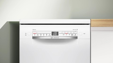 Zmywarka wolnostojąca 45 cm BOSCH SPS2HKW55E Serie 2 | klasa D | 10 kpl | ExtraDry | AquaStop | biały