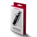 AXAGON HMC-6GLN Hub USB, 2x USB-A, 1x USB-C, 1x HDMI 2.0, 1x RJ45, 100 W PD - srebrny