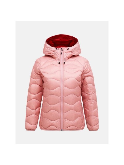 Kurtka damska puchowa PEAK PERFORMANCE W Helium Down Hood Jacket kolor różowy - S