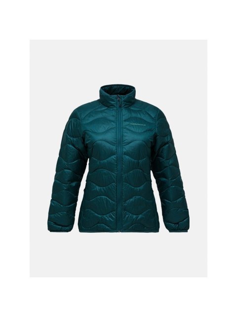 Kurtka damska puchowa PEAK PERFORMANCE W Helium Down Jacket kolor zielony - L