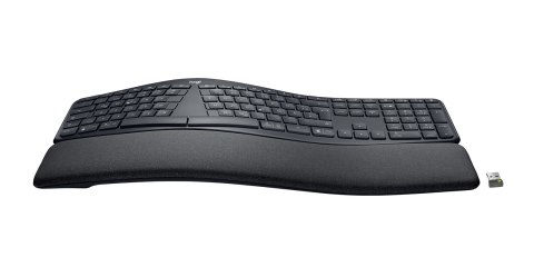 Logitech ERGO K860 for Business klawiatura Biuro Bluetooth Niemiecki Grafitowy