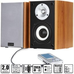 Microlab B-73 Speaker type 2.0, 3.5mm, Light Wood, 20 W